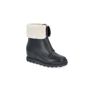 Ozark Trail Women's Wedge Faux Shearling WaterProof Suede Snow Zip Boots size 7
